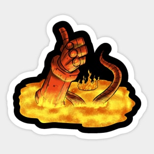 Thumbs up of Doom Sticker